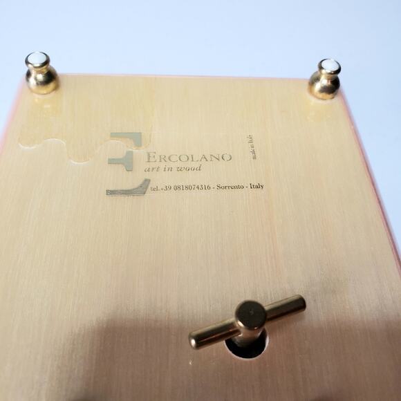 Ercolano Limited Edition "A Gift Of Love" Italian Jewelry Music Box - Picture 11 of 12